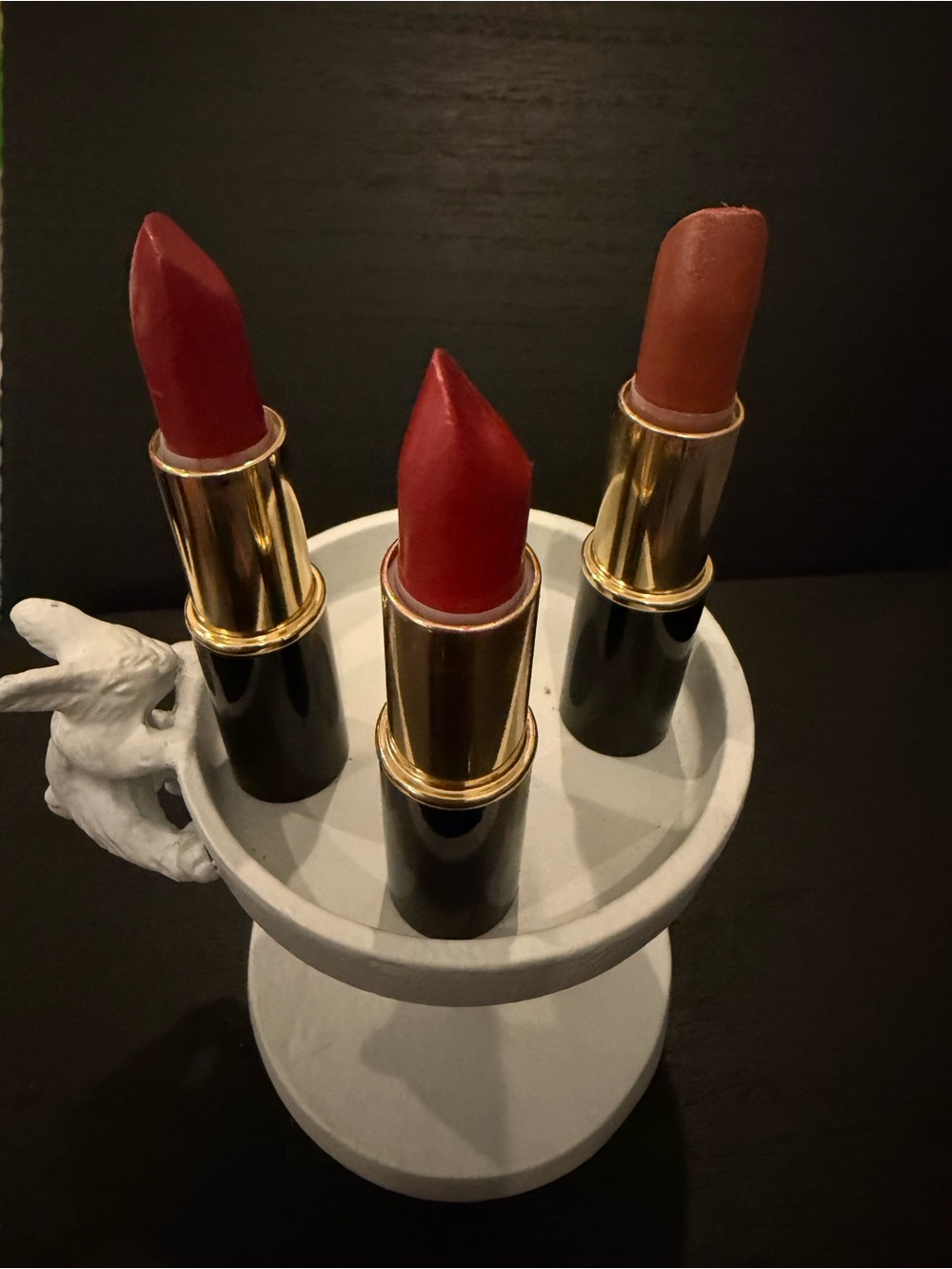 Classic Red and Nude Lipstick Set of 3 Women Makeup Lancôme